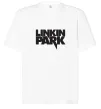 Футболка Оверсайз LINKIN PARK напис Белый фото
