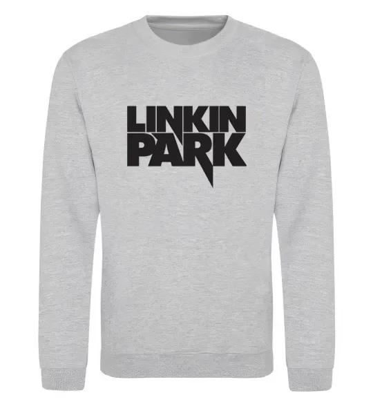 Світшот LINKIN PARK напис Сірий меланж фото