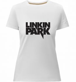 Жіноча преміум футболка LINKIN PARK напис