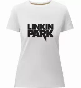 Женская премиум футболка Chester Bennington Белый фото