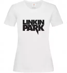 Жіноча футболка LINKIN PARK напис Білий фото