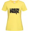 Жіноча футболка LINKIN PARK напис Лимонний фото