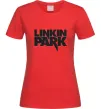 Жіноча футболка LINKIN PARK напис Червоний фото