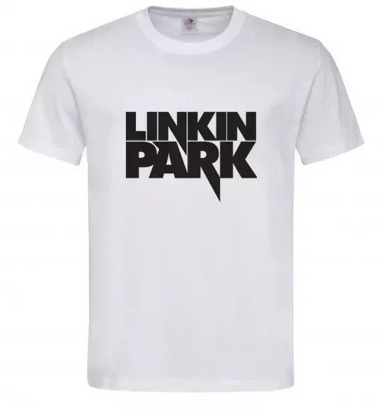 Мужская футболка LINKIN PARK напис Белый фото