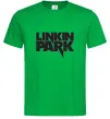 Мужская футболка LINKIN PARK напис Зеленый фото