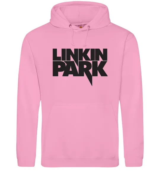 Чоловіча толстовка (худі) LINKIN PARK напис Рожевий фото