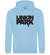 Чоловіча толстовка (худі) LINKIN PARK напис Блакитний Чоловіча толстовка (худі) LINKIN PARK напис Блакитний фото