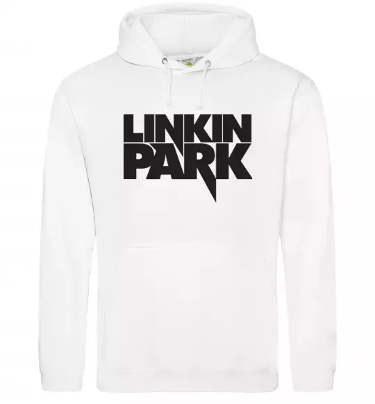 Жіноча толстовка (худі) LINKIN PARK напис Білий фото