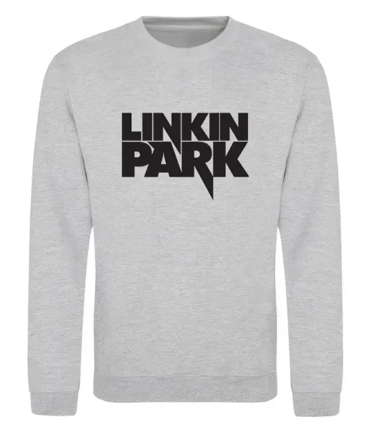 Світшот LINKIN PARK напис Сірий меланж фото