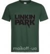 Чоловіча футболка LINKIN PARK надпись Темно-зелений фото