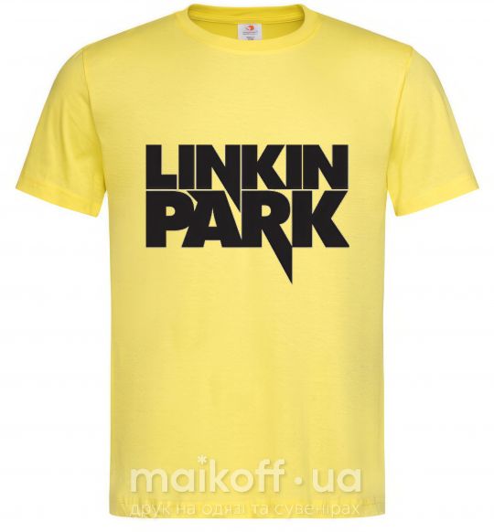 Чоловіча футболка LINKIN PARK надпись Лимонний фото