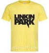 Мужская футболка LINKIN PARK надпись Лимонный фото