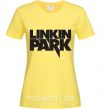 Жіноча футболка LINKIN PARK надпись Лимонний фото
