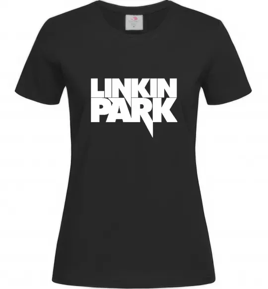 Жіноча футболка LINKIN PARK напис Чорний фото