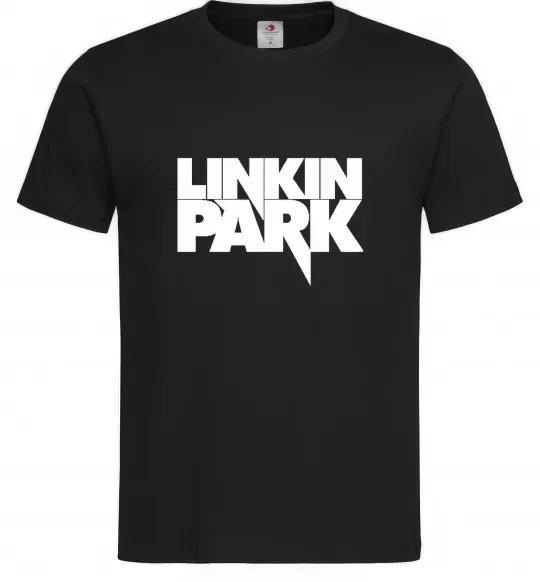 Мужская футболка LINKIN PARK напис Черный фото