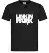 Мужская футболка LINKIN PARK напис Черный фото