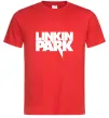 Мужская футболка LINKIN PARK напис Красный фото