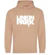 Жіноча толстовка (худі) LINKIN PARK напис Пісочний Жіноча толстовка (худі) LINKIN PARK напис Пісочний фото