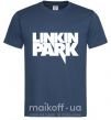 Чоловіча футболка LINKIN PARK надпись Темно-синій фото
