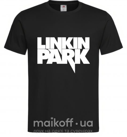 Мужская футболка LINKIN PARK надпись Черный фото