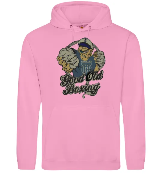 Мужская толстовка (худи) GOOD OLD BOXING Розовый фото