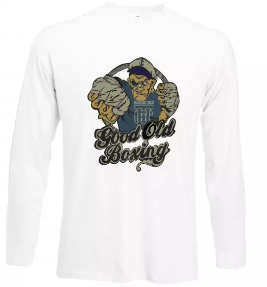Лонгслив GOOD OLD BOXING Белый фото