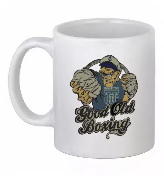 Чашка керамическая GOOD OLD BOXING Белый фото