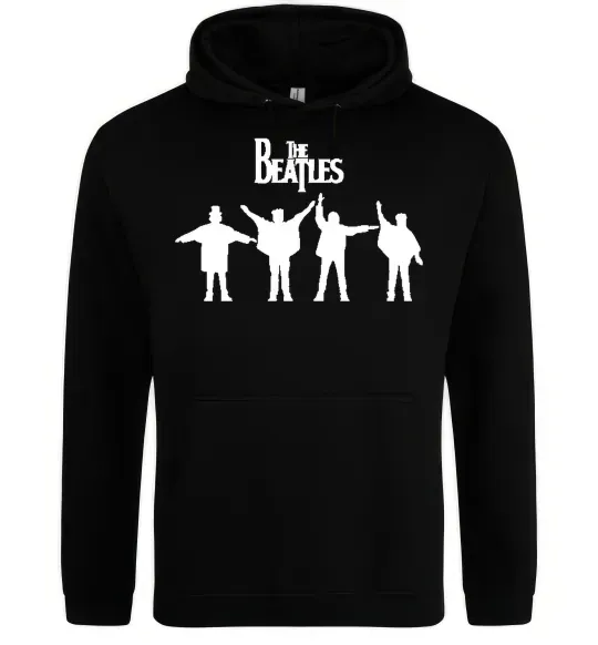 Чоловіча толстовка (худі) THE BEATLES team Чорний фото