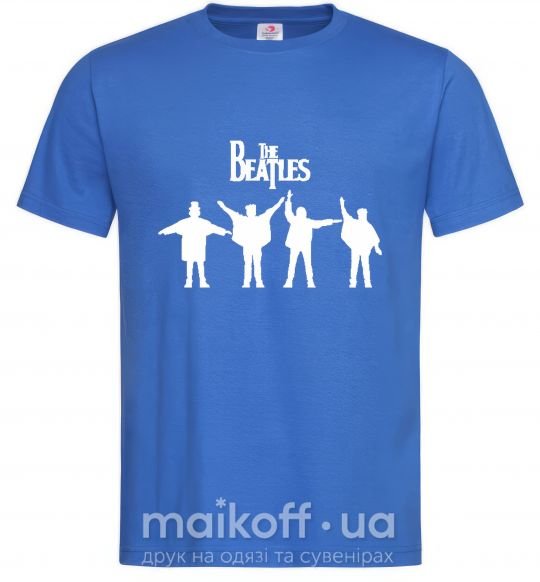 Мужская футболка THE BEATLES team Ярко-синий фото