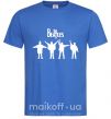 Мужская футболка THE BEATLES team Ярко-синий фото