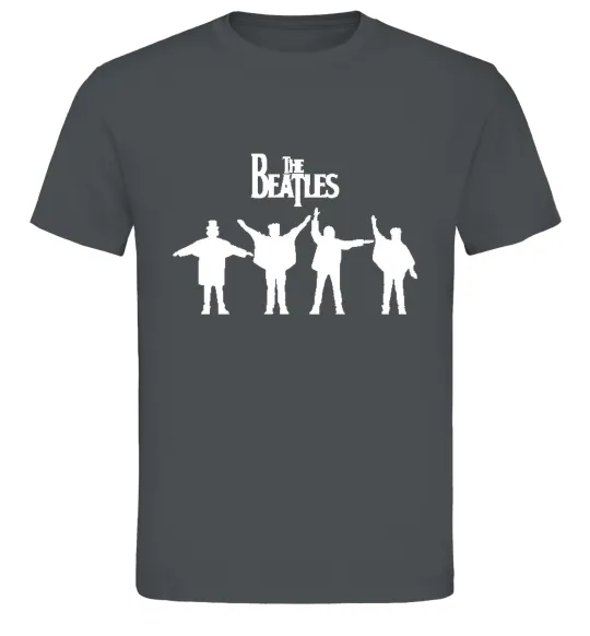 Мужская футболка THE BEATLES team Графит фото