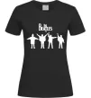 Женская футболка THE BEATLES team Черный фото