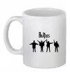 Чашка керамическая THE BEATLES team Белый фото