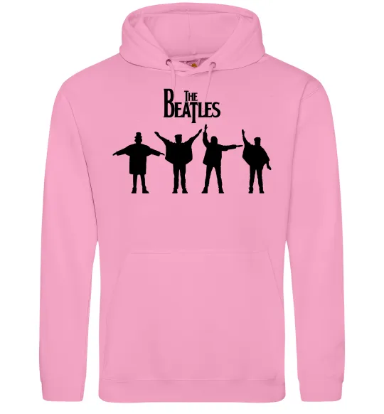 Чоловіча толстовка (худі) THE BEATLES team Рожевий фото