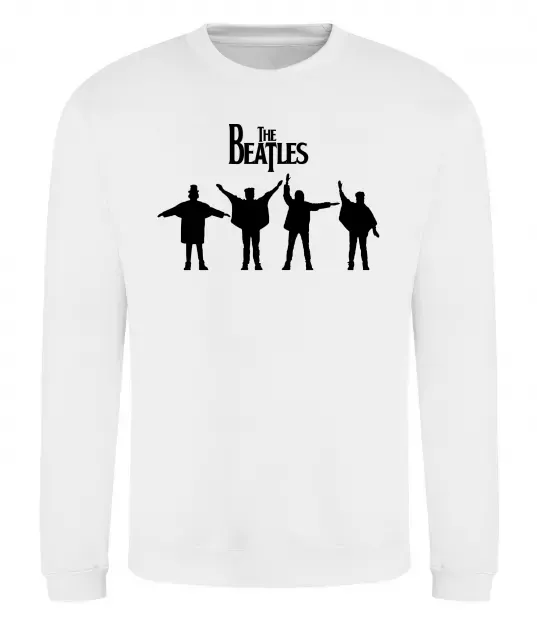 Світшот THE BEATLES team Білий фото
