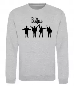 Світшот THE BEATLES team Сірий меланж фото