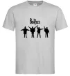 Мужская футболка THE BEATLES team Серый фото