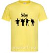Мужская футболка THE BEATLES team Лимонный фото
