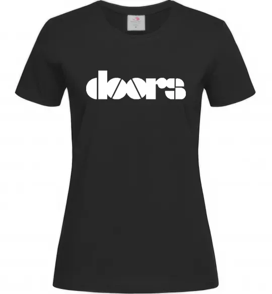 Жіноча футболка THE DOORS Чорний фото