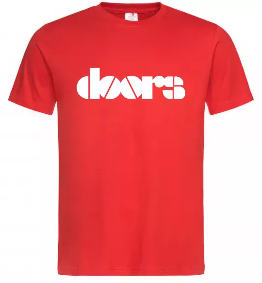 Мужская футболка THE DOORS Красный фото