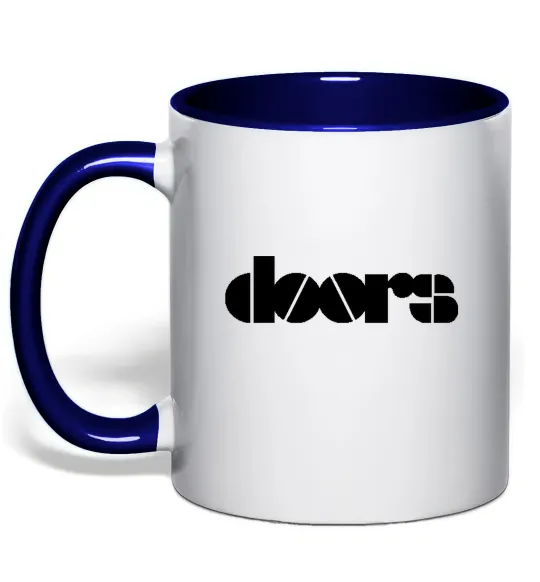 Чашка с цветной ручкой THE DOORS Глубокий темно-синий фото