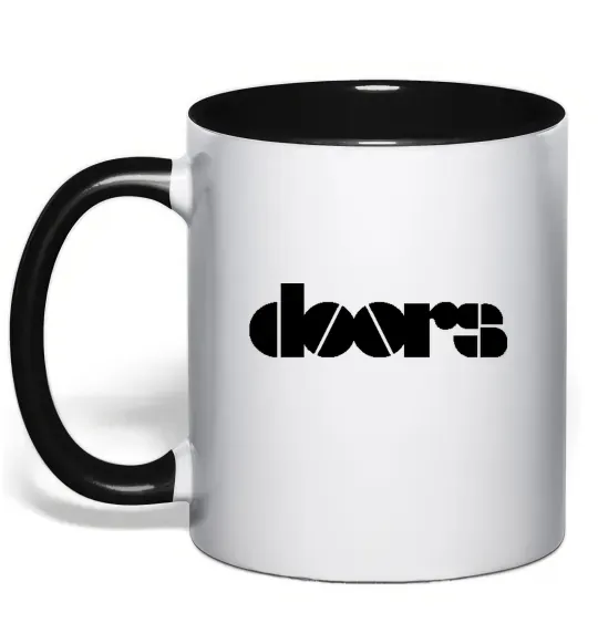 Чашка с цветной ручкой THE DOORS Черный фото