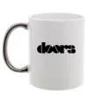 Чашка с цветной ручкой THE DOORS Серебро фото