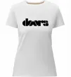 Женская премиум футболка THE DOORS Белый фото