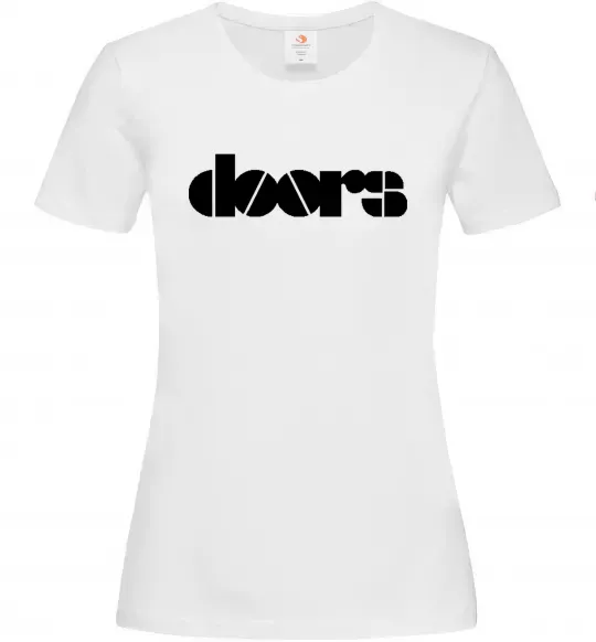 Жіноча футболка THE DOORS Білий фото