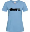 Жіноча футболка THE DOORS Блакитний Жіноча футболка THE DOORS Блакитний фото