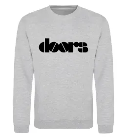 Свитшот THE DOORS Серый меланж фото