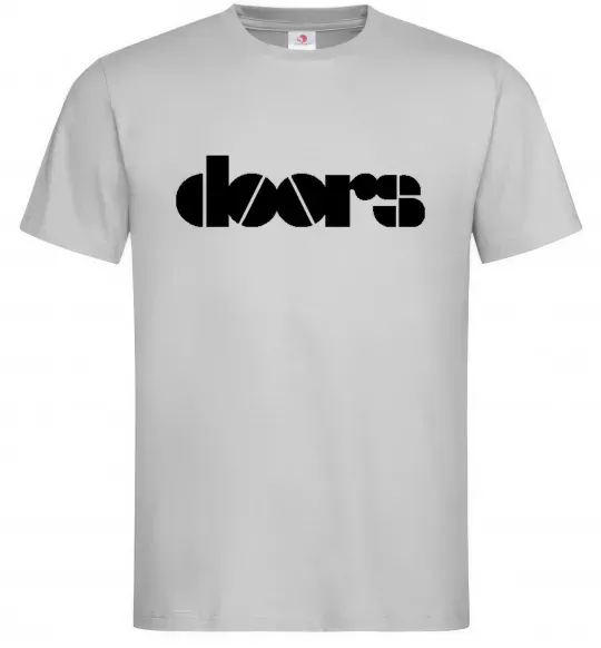 Мужская футболка THE DOORS Серый фото