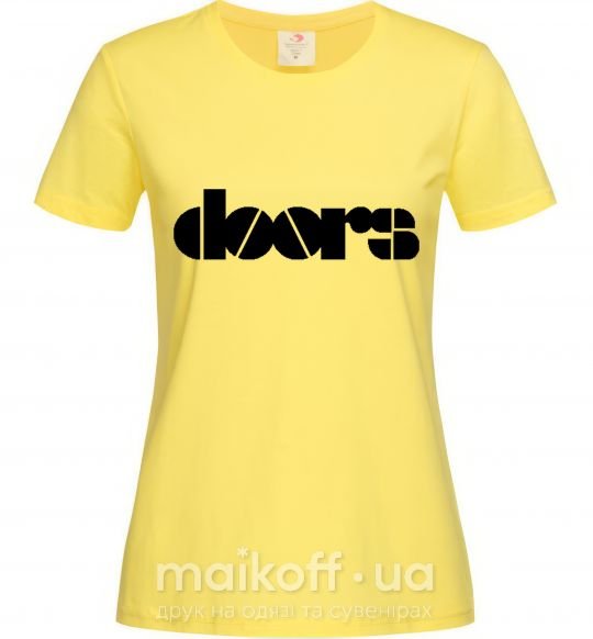 Женская футболка THE DOORS Лимонный фото