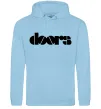 Чоловіча толстовка (худі) THE DOORS Блакитний фото